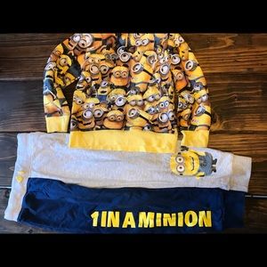 Minion sweatshirt/pants